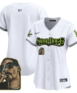 Los Angeles Dodgers Snoop Dogg Women Jersey - White