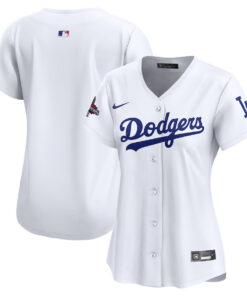 Los Angeles Dodgers Women's 2024 World Series Champions Home Limited Jersey - White