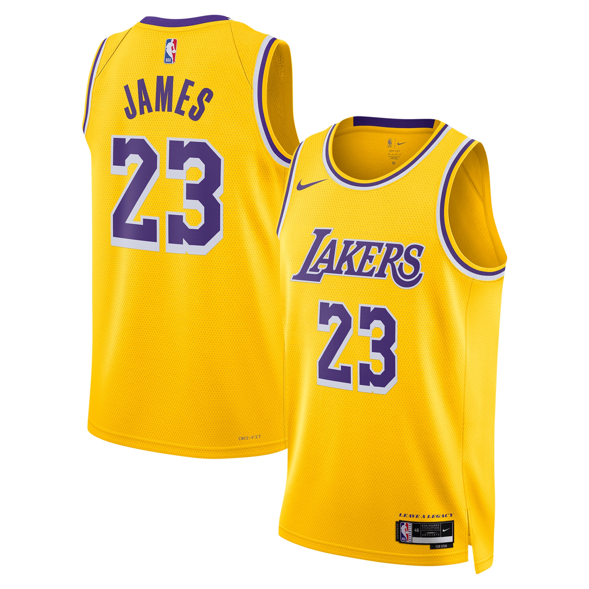 Los Angeles Lakers Icon Swingman Jersey - Lebron James - Unisex - JS638