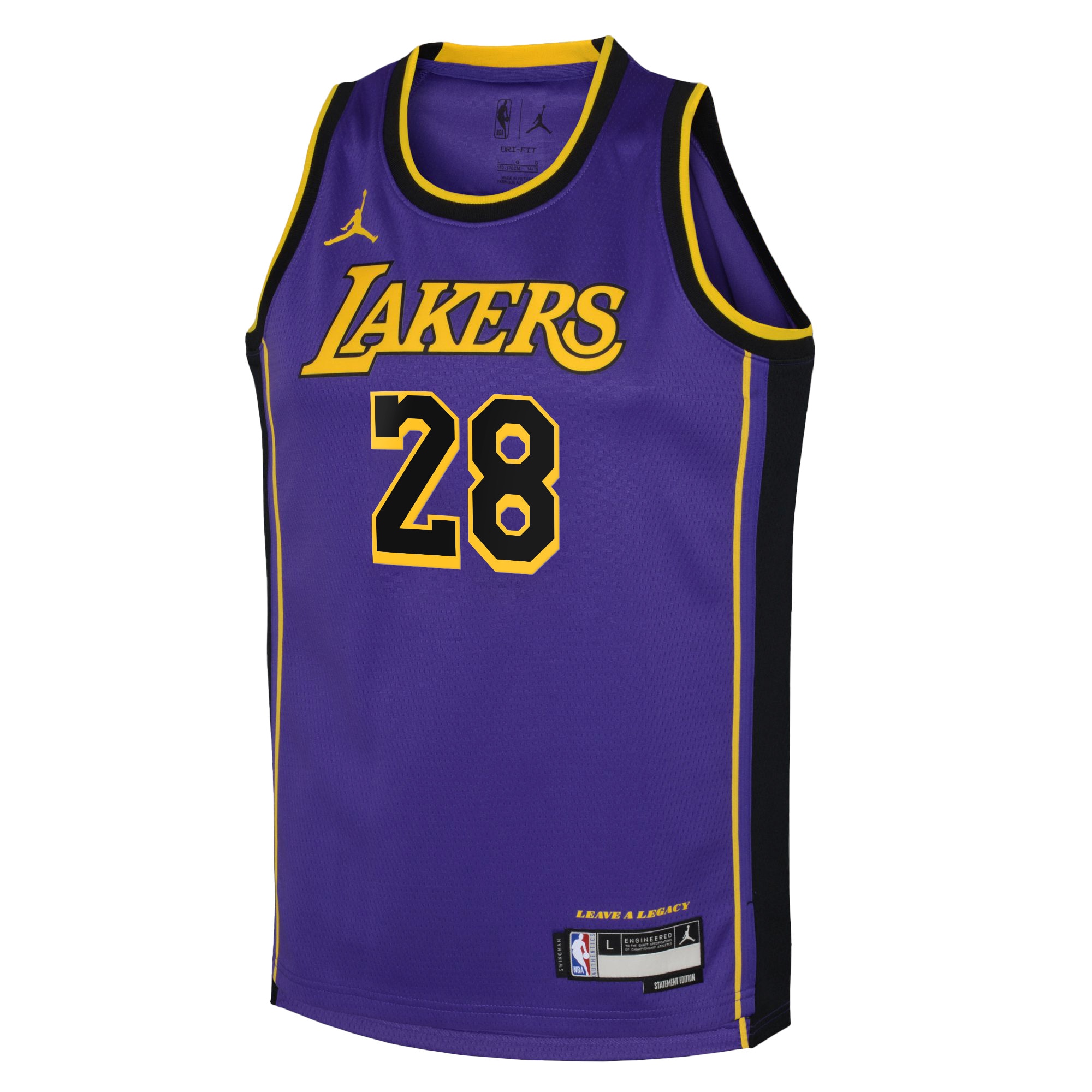Los Angeles Lakers Jordan Statement Edition Swingman Jersey 22 - Purple - Rui Hachimura - Youth - JS827