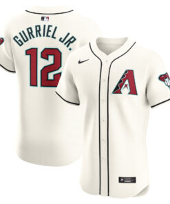 Lourdes Gurriel Jr. 12 Arizona Diamondbacks Home Elite Player Men Jersey - White