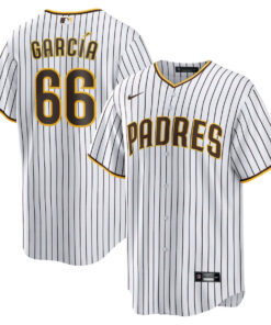 Luis GarcÃ­a 66 San Diego Padres Home Men Jersey - White