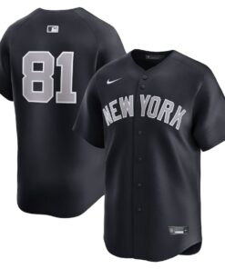 Luis Gil 81 New York Yankees Alternate Limited Player Men Jersey - Navy