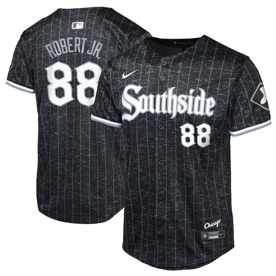 Luis Robert Jr. 88 Chicago White Sox City Connect Limited YOUTH Jersey - Black