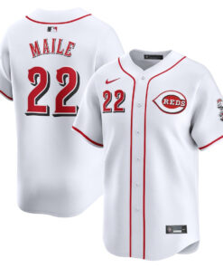Luke Maile 22 Cincinnati Reds Home Limited Player Men Jersey - White