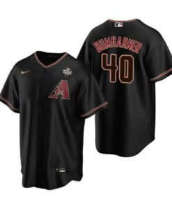 Madison Bumgarner 40 Arizona Diamondbacks 2023 World Series Men Jersey - Black