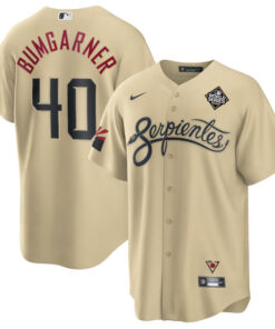 Madison Bumgarner 40 Arizona Diamondbacks 2023 World Series Men Jersey - Gold