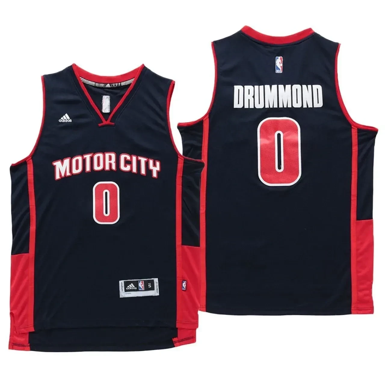 Male 2016 Motor City Andre Drummond Detroit Pistons 0 Navy Blue New Jersey - JS196