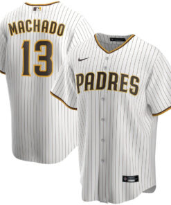 Manny Machado 13 San Diego Padres Alternate Player Jersey - White