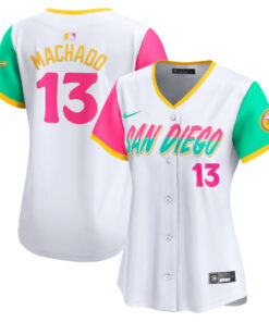 Manny Machado 13 San Diego Padres City Connect Limited Women Jersey - White