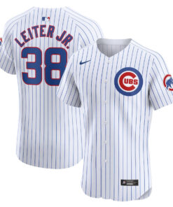 Mark Leiter Jr. 38 Chicago Cubs Home Elite Player Men Jersey - White
