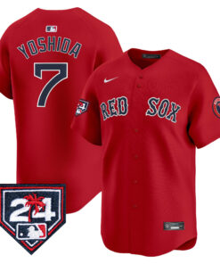 Masataka Yoshida 7 Boston Red Sox 2024 Spring Training Men Jersey - Red