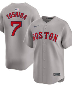 Masataka Yoshida 7 Boston Red Sox Away Limited Player Men Jersey - Gray