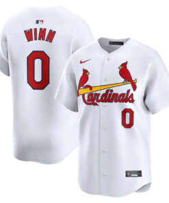 Masyn Winn 0 St. Louis Cardinals Home Limited Men Jersey - White