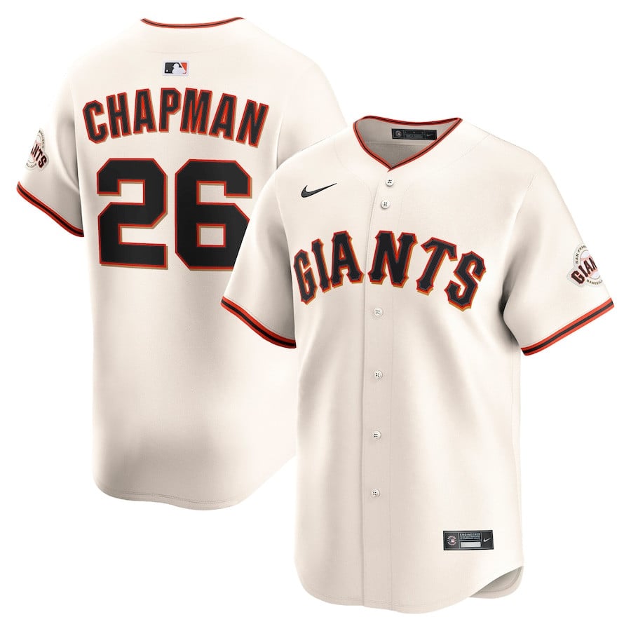 Matt Chapman 26 San Francisco Giants Home Limited Player Men Jersey - Cream