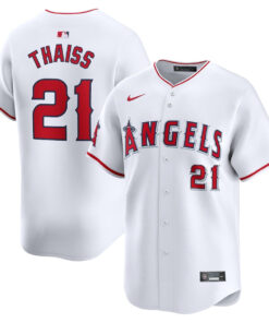 Matt Thaiss 21 Los Angeles Angels Home Limited Player Men Jersey - White