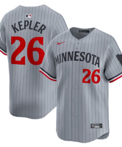 Max Kepler 26 Minnesota Twins Road Limited Men Jersey - Gray