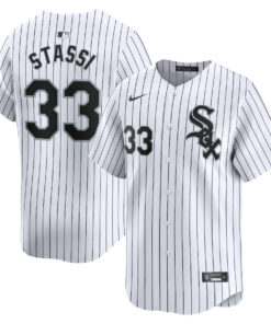 Max Stassi 33 Chicago White Sox Home Limited Men Jersey - White
