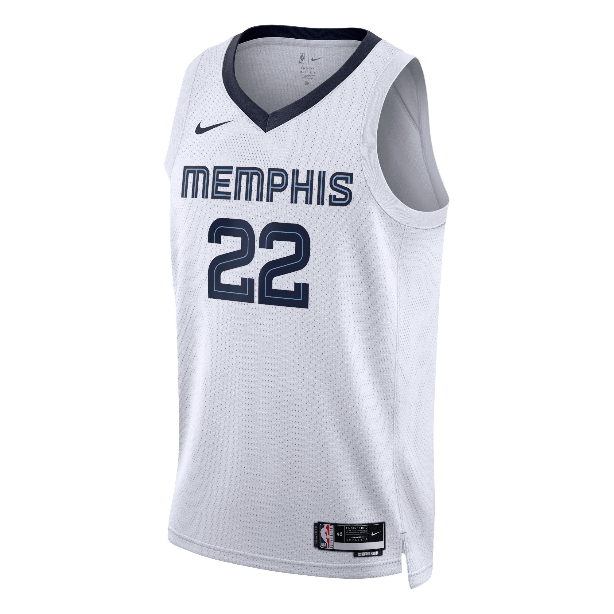 Memphis Grizzlies Association Edition Swingman Jersey - White - Desmond Bane - Unisex - JS850