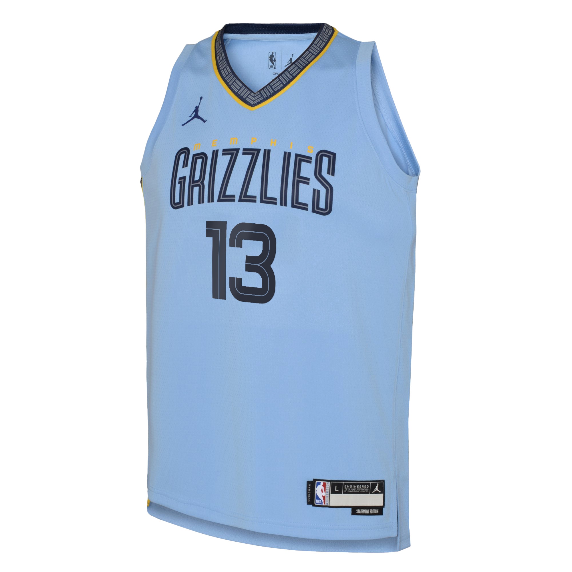 Memphis Grizzlies Jordan Statement Edition Swingman Jersey 22 - Light Blue - Jaren Jackson Jr. - Youth - JS730