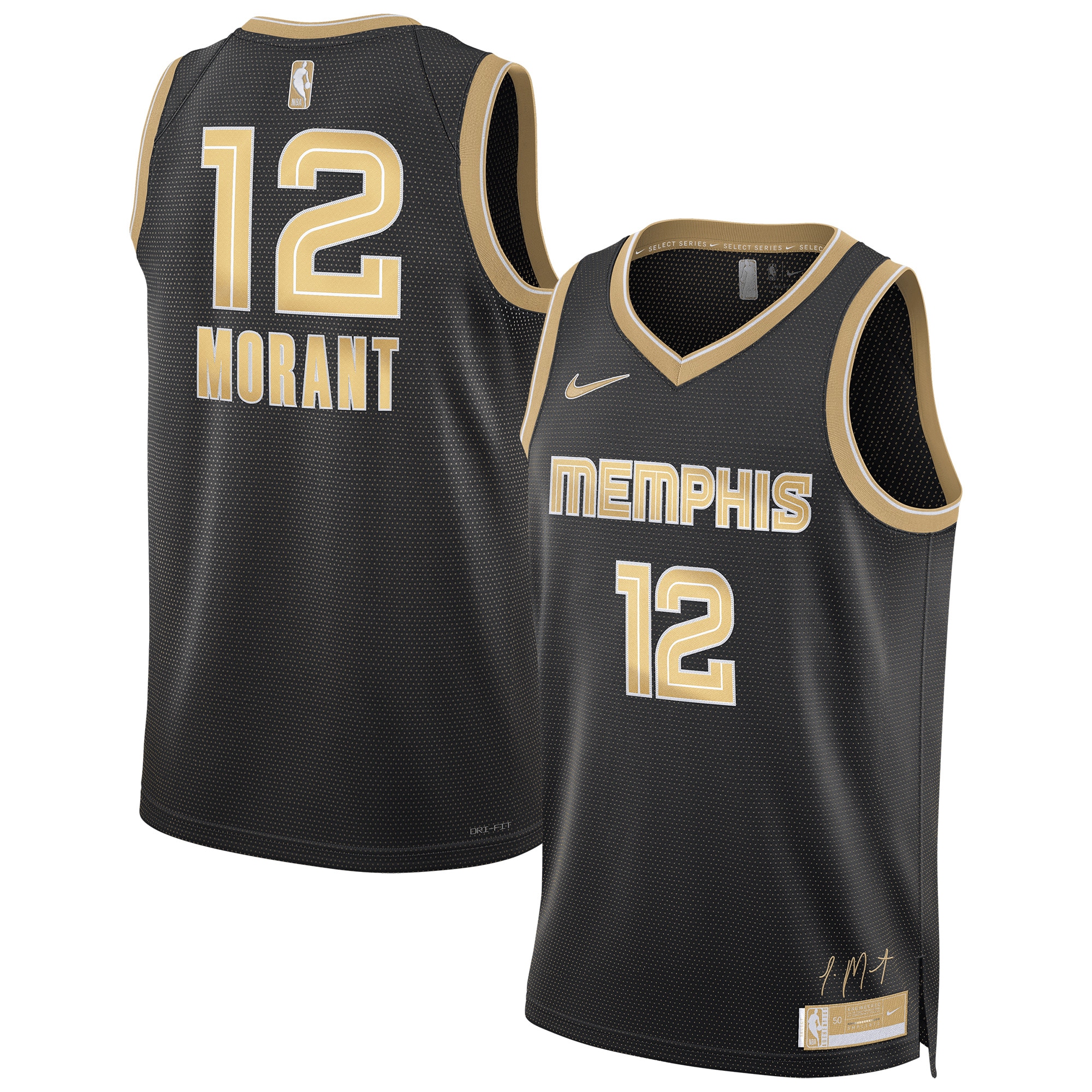 Memphis Grizzlies Select Series Swingman Jersey - Ja Morant - Mens - JS463