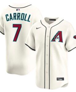 Men's Arizona Diamondbacks Corbin Carroll Cream Home Limited Player Jersey