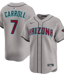 Men's Arizona Diamondbacks Corbin Carroll Gray Alternate Limited Player Jersey
