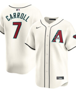 Men's Arizona Diamondbacks Corbin Carroll White Home Limited Player Jersey