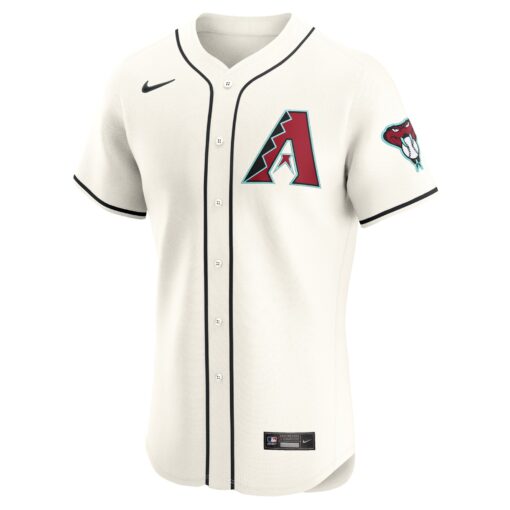 Men's Arizona Diamondbacks Cream Elite Jersey - Image 2