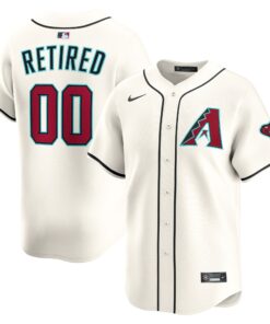 Men's Arizona Diamondbacks Cream Home Limited Pick-A-Player Retired Roster Jersey