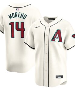 Men's Arizona Diamondbacks Gabriel Moreno White Home Limited Player Jersey