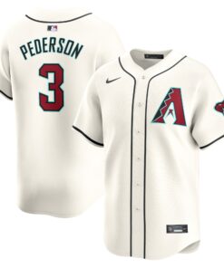 Men's Arizona Diamondbacks Joc Pederson White Home Limited Player Jersey
