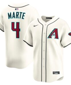 Men's Arizona Diamondbacks Ketel Marte Cream Alternate Limited Player Jersey
