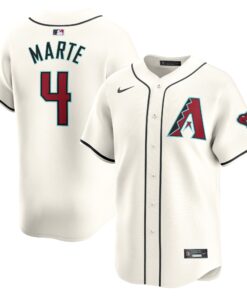 Men's Arizona Diamondbacks Ketel Marte White Home Limited Player Jersey
