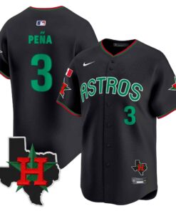 Men's Astros Mexico Texas Patch Vapor Premier Limited Jersey V3