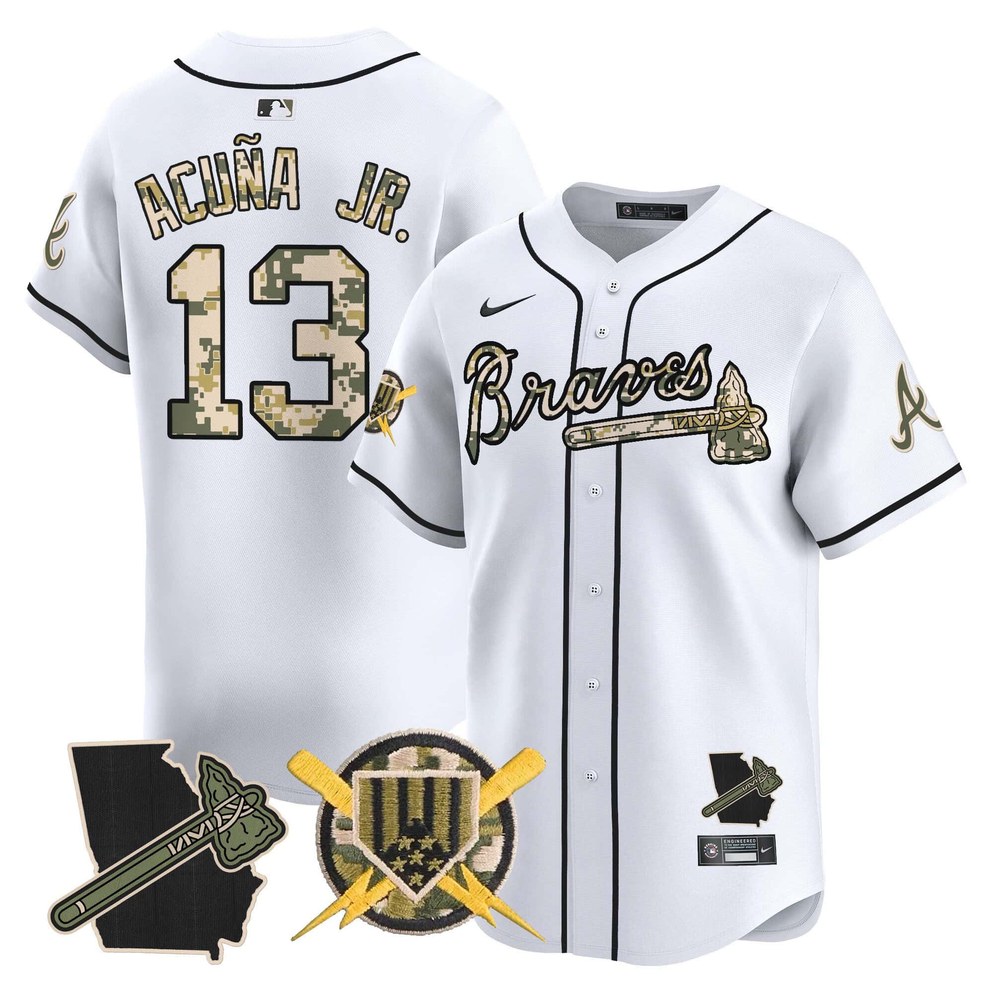 Men's Atlanta Braves Armed Forces Day Vapor Premier Limited Jersey