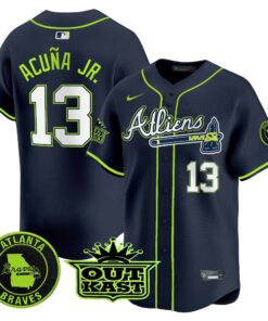 Men's Atlanta Braves Atliens Vapor Premier Limited Jersey