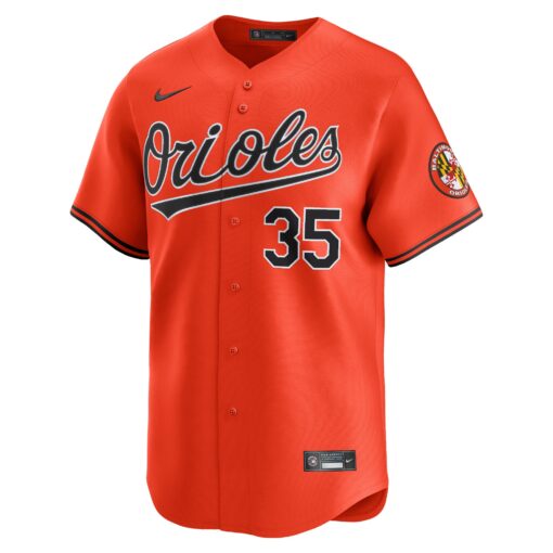 Men's Baltimore Orioles Adley Rutschman Orange Alternate Limited Player Jersey - Image 2