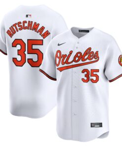 Men's Baltimore Orioles Adley Rutschman White Home Limited Player Jersey