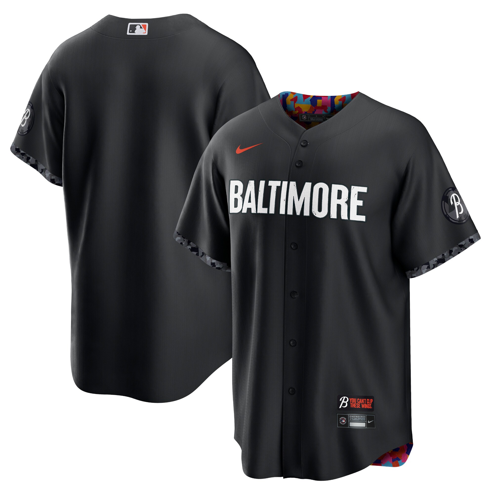 Men's Baltimore Orioles Black City Connect Jersey