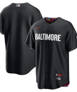 Men's Baltimore Orioles Black City Connect Jersey