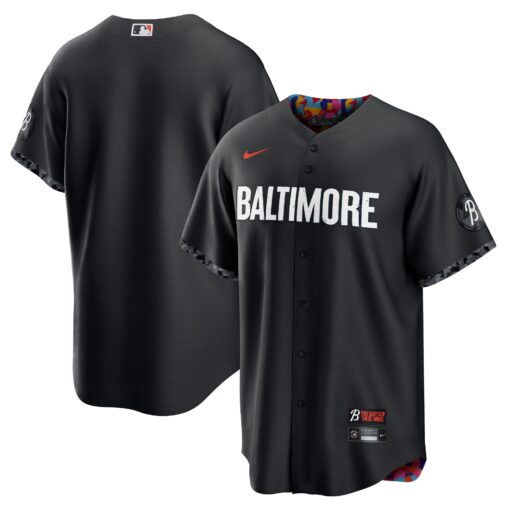 Men's Baltimore Orioles Black City Connect Jersey