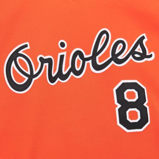 Men's Baltimore Orioles Cal Ripken Jr. Mitchell & Ness Orange 2001 Cooperstown Collection Throwback Jersey - Image 4