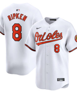 Men's Baltimore Orioles Cal Ripken Jr. White Home Limited Player Jersey