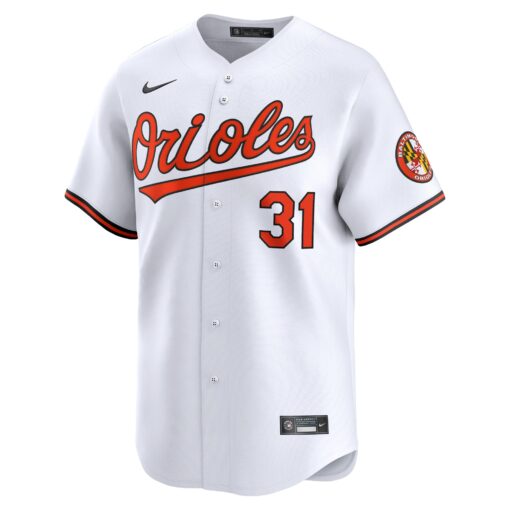 Men's Baltimore Orioles Cedric Mullins White Home Limited Player Jersey - Image 2