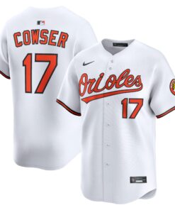Men's Baltimore Orioles Colton Cowser White Home Limited Player Jersey