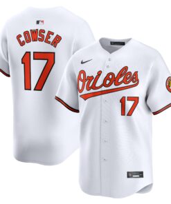 Men's Baltimore Orioles Colton Cowser White Home Limited Player Jersey