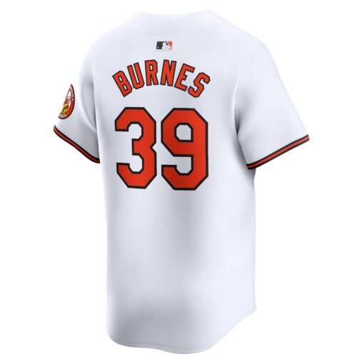 Men's Baltimore Orioles Corbin Burnes White Home Limited Player Jersey - Image 3