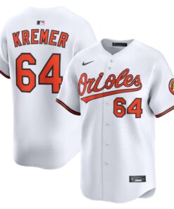 Men's Baltimore Orioles Dean Kremer White Alternate Limited Player Jersey