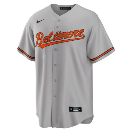 Men's Baltimore Orioles Gray Road Team Jersey - Image 2